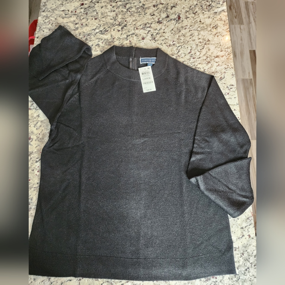 New Karen Scott Round Neck Sweaters